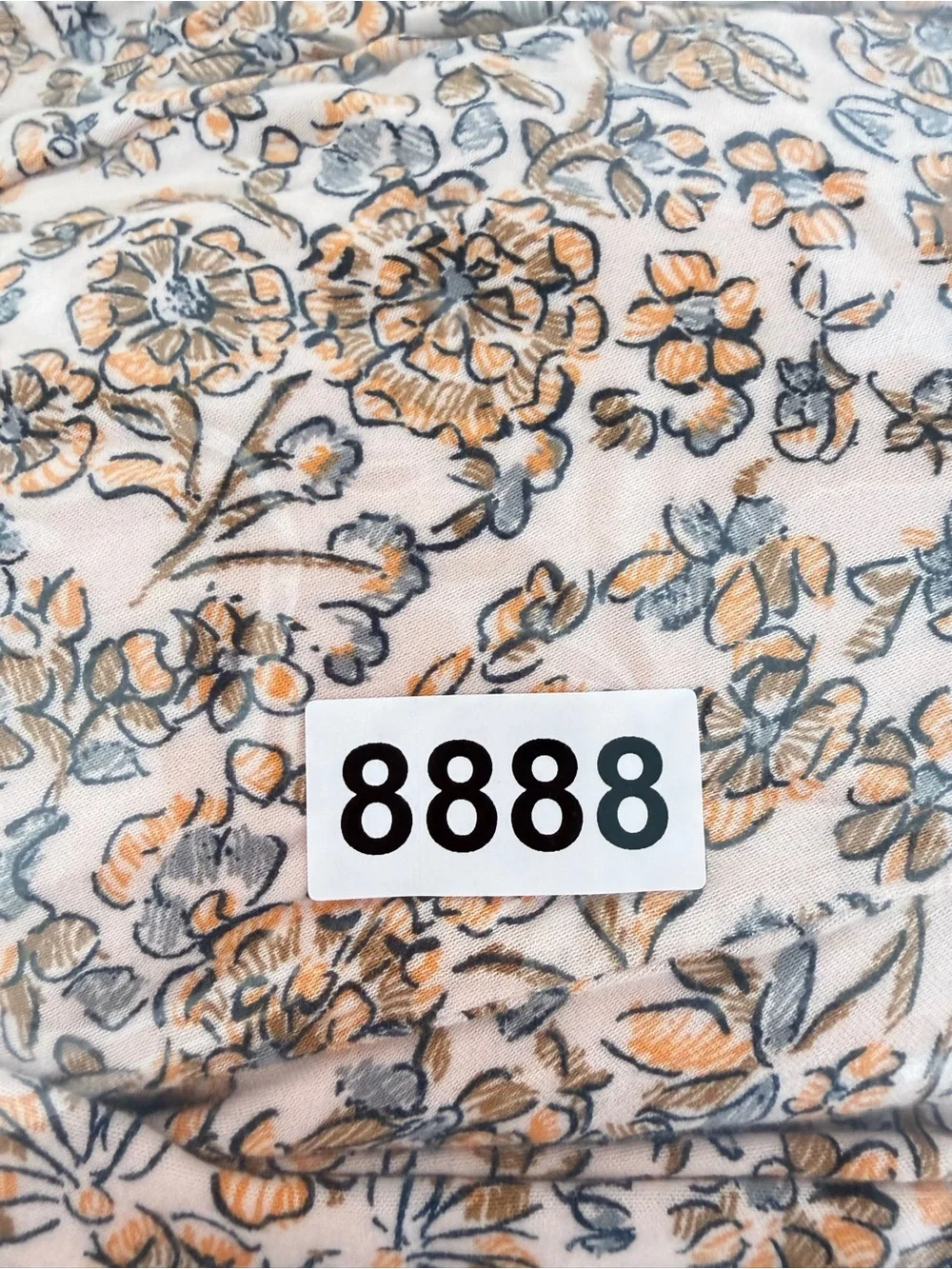Free People Boheme Ivory Floral Long Sleeve Mini Dress Size 10 8888